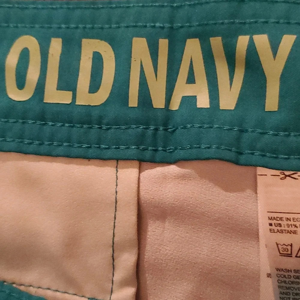 Old Navy California Teal Green Men's Swimming Shorts - Size 30